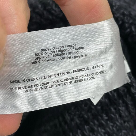 Bass Outdoor XXL Mixed Sweater Black Beauty Cotton & Polyester NWT 6375 - Picture 5 of 8